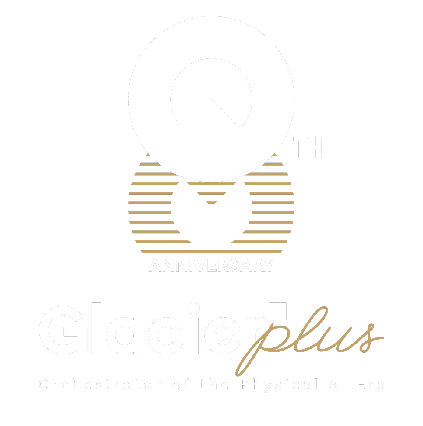Orchestrator of the Physical AI Era. — Glacier plus, celebrating the 8th anniversary of Glacier Capital